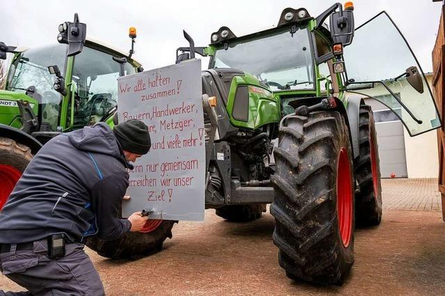 Bauernproteste: Zahlreiche Demos mit Traktoren ab Montag in ganz Baden-Wrttemberg geplant