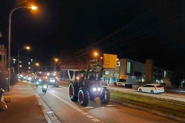 Liveticker zum Bauernprotest in S�dbaden: Wo gibt es Stau?