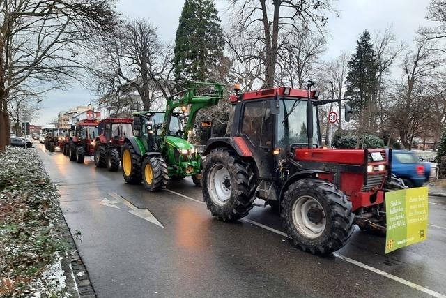 Liveticker zum Bauernprotest in Sdbaden zum Nachlesen: Wo waren die Traktoren unterwegs?