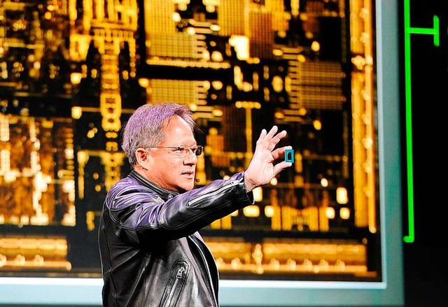 Nvidia-Chef Jensen Huang gehrt zu den Gewinnern des Booms.  | Foto: Andrej Sokolow