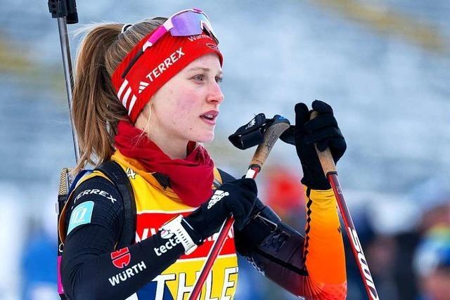 Julia Tannheimer vom Skiinternat Furtwangen feiert in Ruhpolding ihr Weltcup-Debt