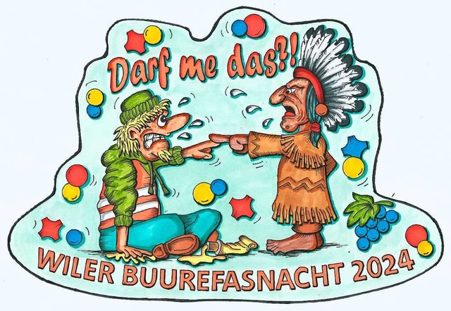 Das Motto der Weiler Buurefasnacht 2024  | Foto: Wiler Zipfel