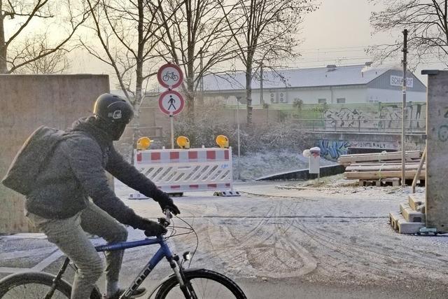 Unterfhrung am Lindenweg ist gesperrt