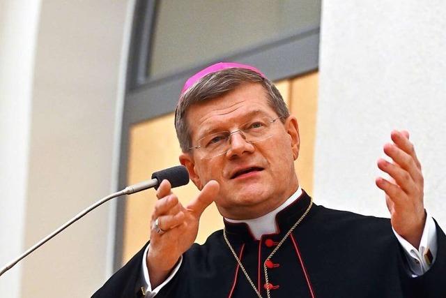 Freiburgs Erzbischof Stephan Burger mahnt beim Neujahrsempfang zu sozialem Frieden