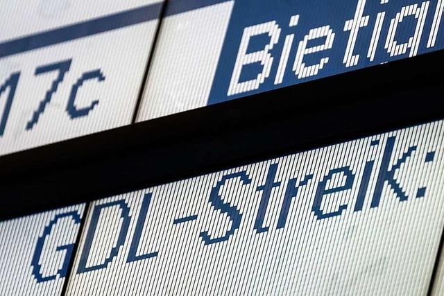 Bahn fhrt whrend GDL-Streik in Baden-Wrttemberg weiterhin nur nach Notfallplan