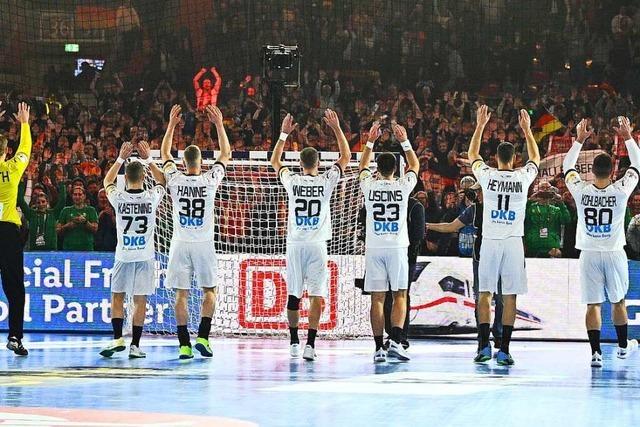 Deutsche Handballer starten mit einem Sieg gegen die Schweiz in die Heim-EM