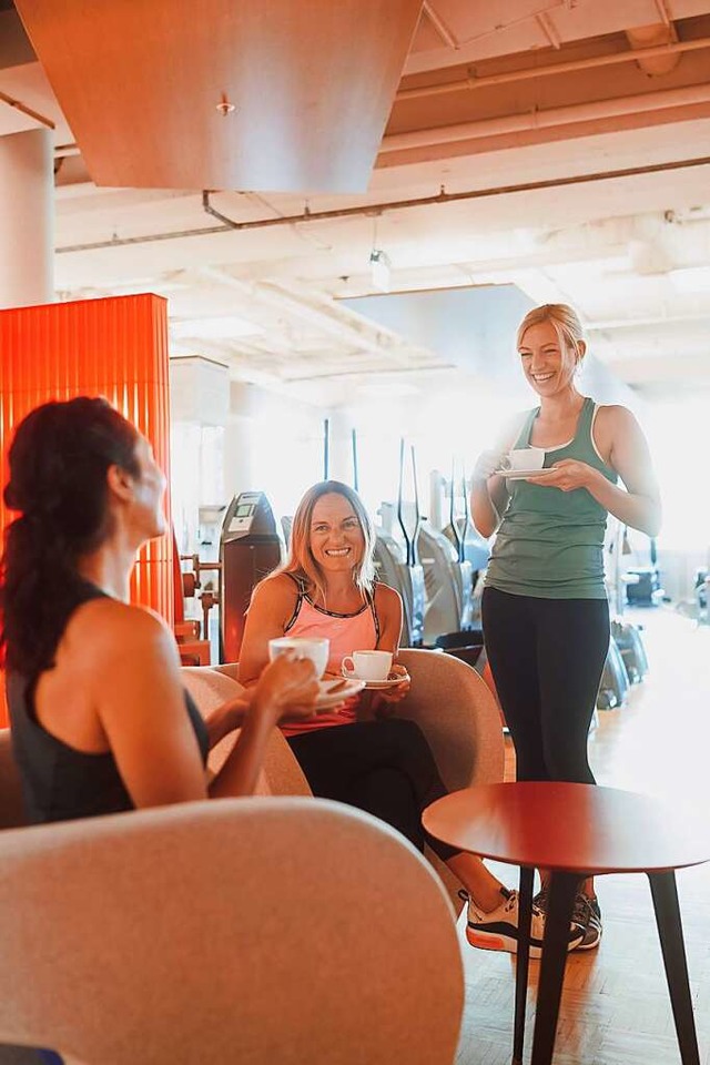 Nach dem Training gemeinsam einen Kaffee in der Lounge genieen  | Foto: Rckgrat Gruppe