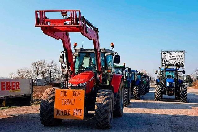Bauernproteste: 1000 Landwirte kommen zum Offenburger Marktplatz