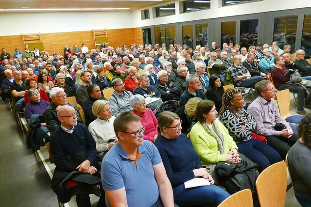 Bei der Kandidatenvorstellung in Rmmi...&#8211; zu Unrecht, meint unser Autor.  | Foto: ulrich Senf