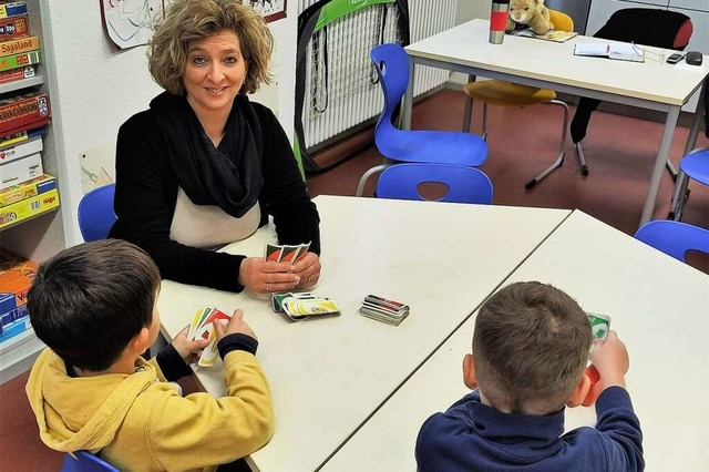 Andrea Sassone bereitet die   Arbeit mit Grundschulkindern groe Freude.  | Foto: Stadt Weil am Rhein