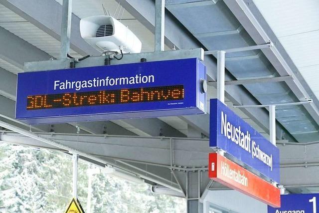 Lokfhrerstreik weckt in der Hllentalbahn Frust, aber auch Verstndnis