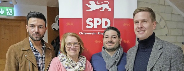 Beim SPD-Neujahrsempfang in Rheinfelde...und der Kreisvorsitzende Sven Widlarz.  | Foto: SPD Rheinfelden