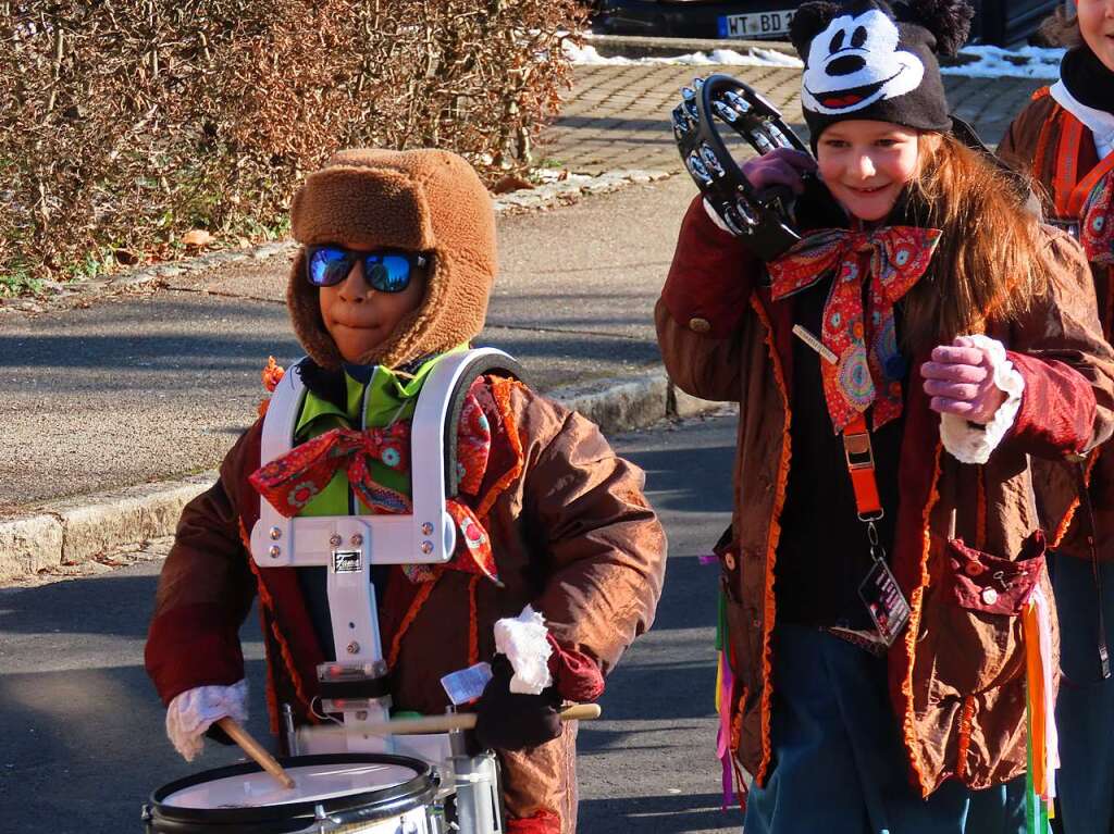 Impression vom groen Fasnachtsumzug in Wehr zum 150. Geburtstag der Narrenzunft und vom Zunftmeisterempfang im Rathaus