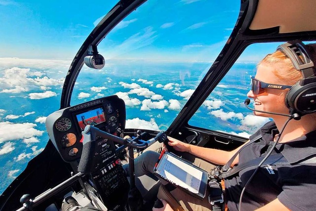 Das erste Mal einen Hubschrauber zu st...ll aufregender als das Medizinstudium.  | Foto: Bche