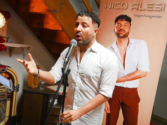 Snger und Songwriter Nico Alesi  | Foto: Michael Gottstein