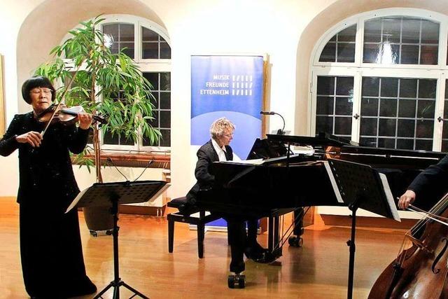 Das Trio Rosa Klassik hat den Stcken in Ettenheim eine Seele gegeben