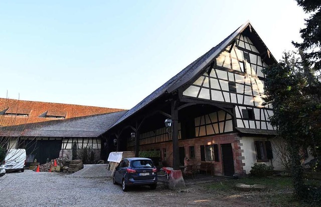 Der Dreiseitenhof ist einer der grten und stattlichsten Hfe in Ichenheim.  | Foto: Wolfgang Knstle