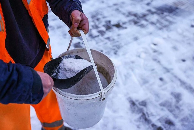 Der Winterdienst im Kreis Lrrach war entsprechend vorbereitet (Symbolfoto).  | Foto: Jan Woitas (dpa)