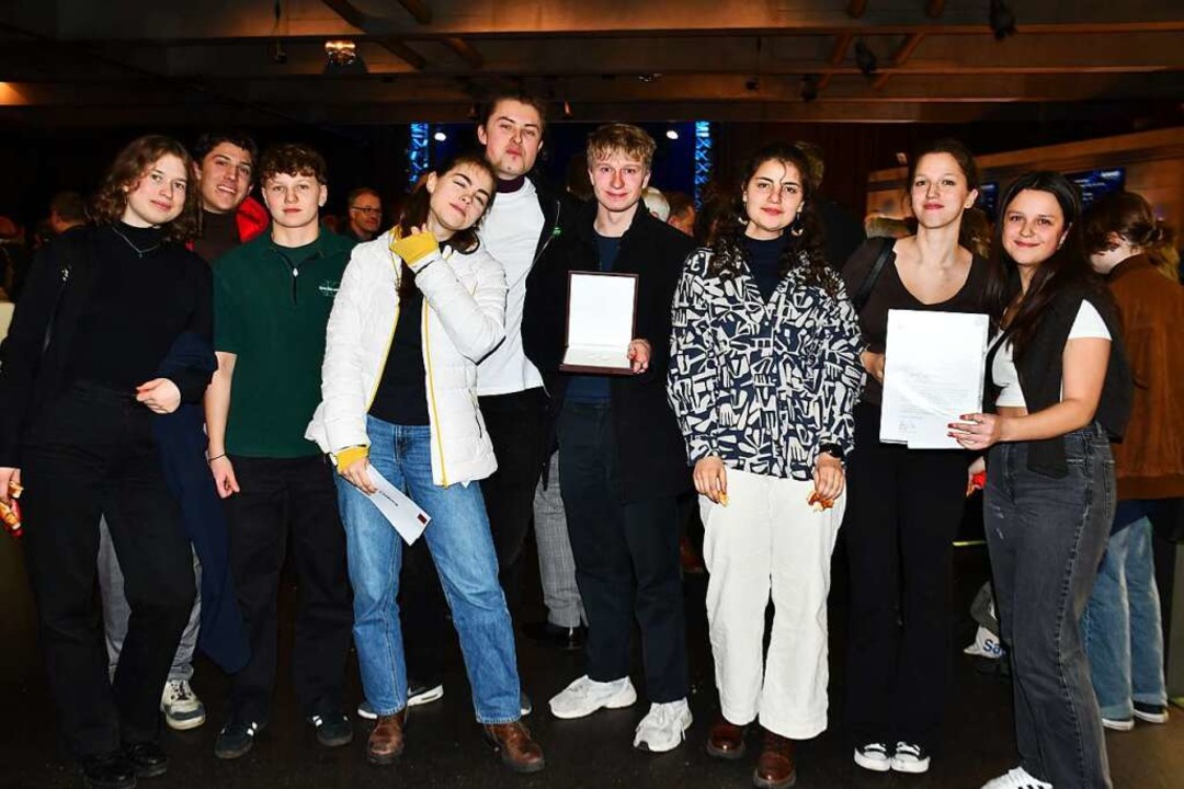 Das Team des Free Cinema sind die jüngsten Preisträger der Lörracher ...