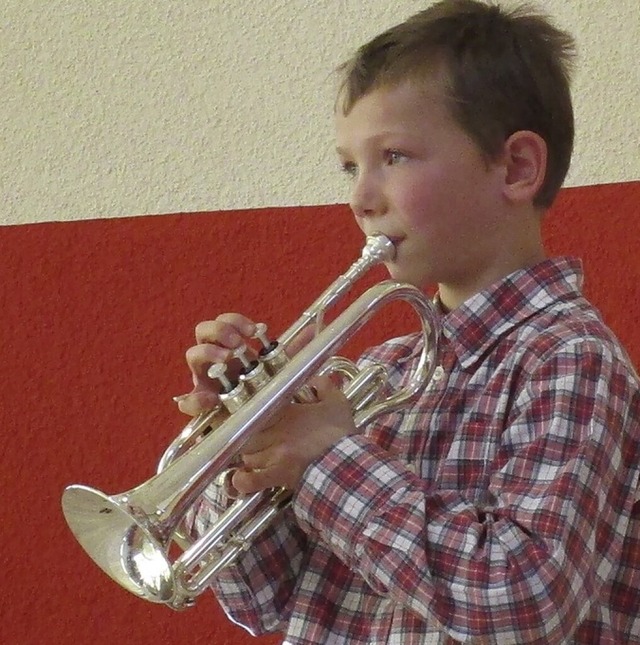 Ein junger Trompeter von Sckingen  | Foto: Renate Griesser