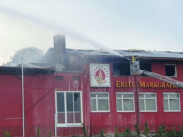 Noch immer hat die WG Schliengen mit den Brandfolgen zu kmpfen.  | Foto: Hannes Selz