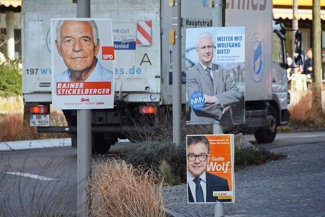 Ab Sonntag darf in Weil am Rhein fr die Oberbrgermeisterwahl plakatiert werden