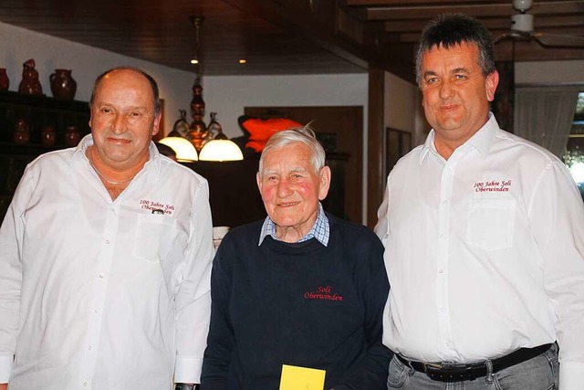 70 Jahre Mitgliedschaft in der Soli Ob... Soli Oberwinden, Rafael Krz, geehrt.  | Foto: Rafael Krz