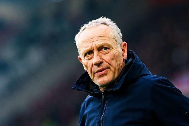 SC-Freiburg-Trainer Christian Streich hlt Brandrede gegen Rechts: 