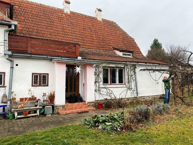 Das vom Grovater erbaute Elternhaus i...u einem Ort der Begegnung umgestalten.  | Foto: BZ