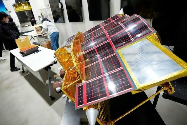 Japans Sonde ist wohl weich auf dem Mond gelandet - aber hat Probleme mit dem Solarpanel
