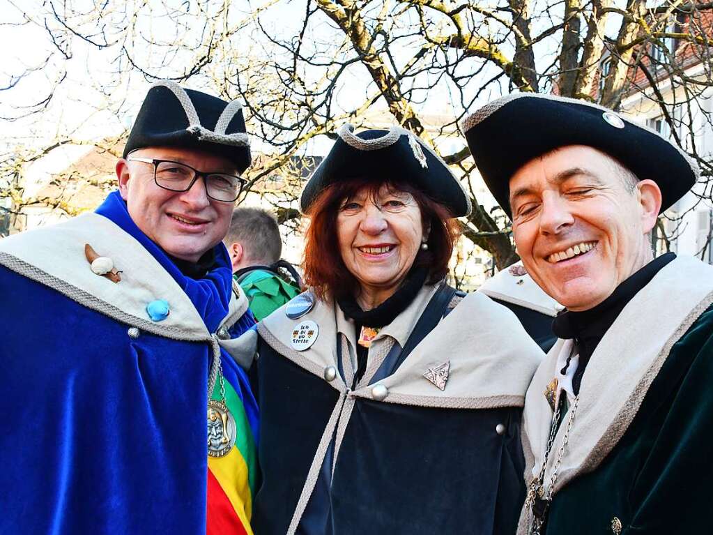 Impressionen vom Narrenbaumstellen in Lrrach