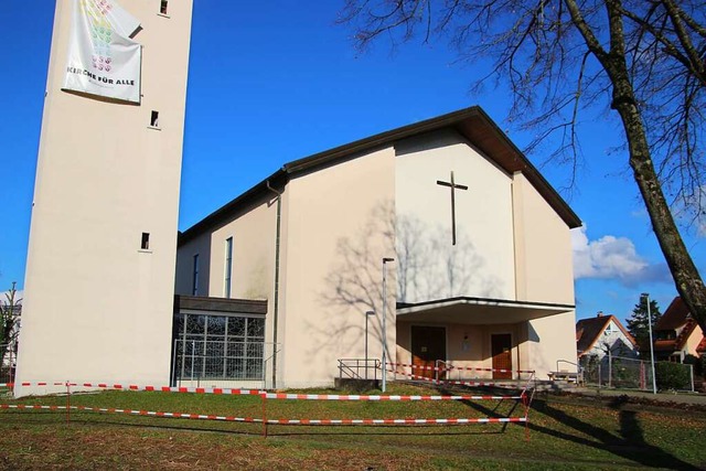 Auch Auenbereiche um die St. Galluski...ein Sicherungsgerst eingebaut werden.  | Foto: Horst David