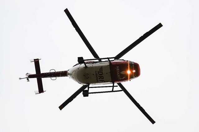 Nach einem Zusammensto zwischen Schli...hubschrauber zum Einsatz (Symbolbild).  | Foto: Patrick Seeger