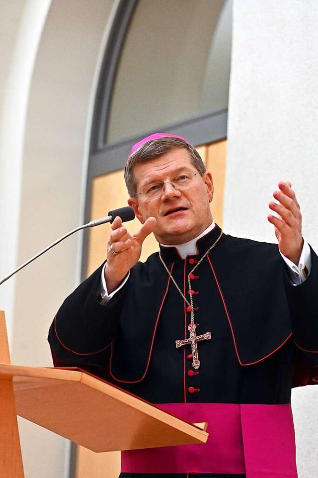 Erzbischof  Stephan Burger hat die Nam...neuen Pfarreien per Dekret festgelegt.  | Foto: Thomas Kunz