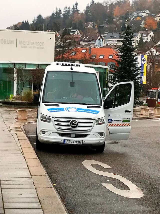 Der Brgerbus fhrt sonntags in Merzha...-Stromer&#8220; im Dreisamtal genutzt.  | Foto: Steffen Bitter