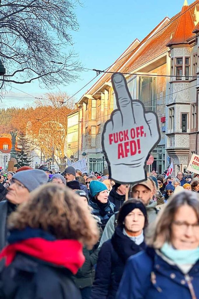 Klare Ansage gegen Rechts  | Foto: Annika Vogelbacher