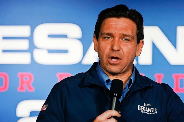 Ron DeSantis zieht seine Bewerbung fr...Wahl fr das US-Prsidentenamt zurck.  | Foto: Michael Dwyer (dpa)