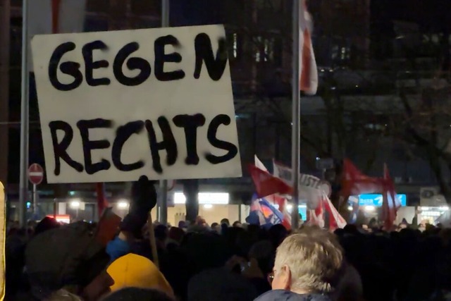 In Baden-Wrttemberg gehen die Brgeri...chen sich gegen Rechtsextremismus aus.  | Foto: Valentin Gensch (dpa)
