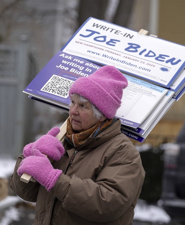 Anhngerin von Joe Biden  | Foto: IMAGO/Megan Smith