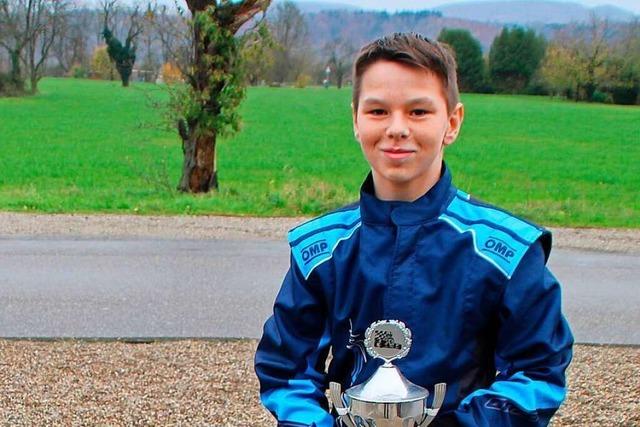 13-Jhriger aus Rheinfelden fhrt erfolgreich Kart-Rennen