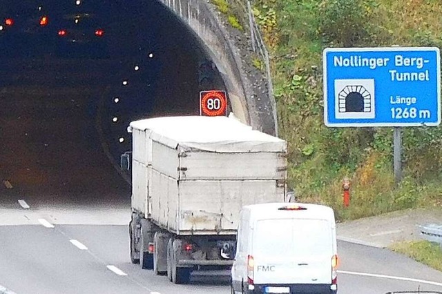 Am und im Tunnel sind zurzeit nur 60 Stundenkilometer erlaubt (Archivfoto).  | Foto: Pressefoto Regierungsprsidium