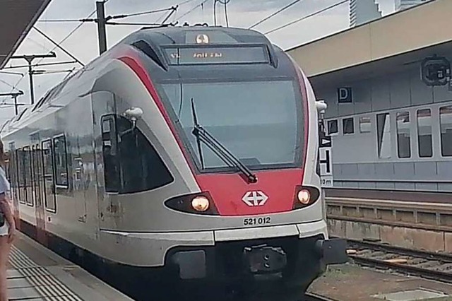 Die Schweizer Bahn wird zum Streikbrec...gene Zge auf der Rheintalbahn fahren.  | Foto: Daniel Gramespacher