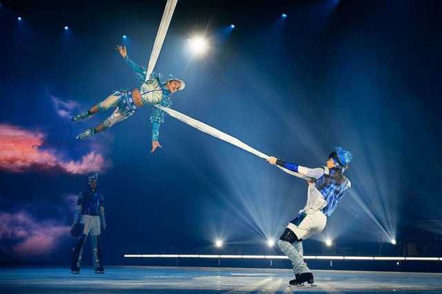 Die Eiskunstlauf-Show &#8222;No Limits...vollen Sprngen und waghalsige Stunts.  | Foto: Holiday on Ice/Rico Ploeg