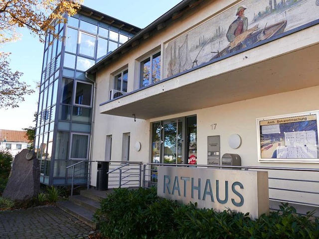 Rund ums Hartheimer Rathaus wird zunchst doch kein Wlan-Netz entstehen.  | Foto: Frank Schoch