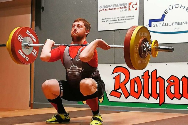 Marius Scharbach brachte 118 Kilogramm zur Hochstrecke.   | Foto: Privat