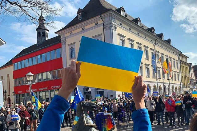 Die Untersttzung fr ukrainische Gefl... noch nicht in Deutschland angekommen.  | Foto: Helmut Seller