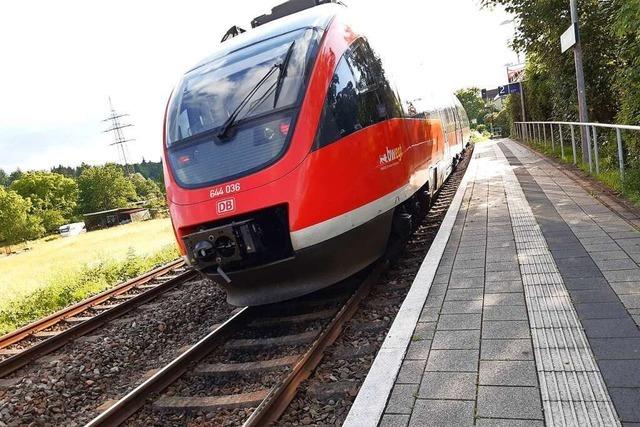 Am Hochrhein gibt es wenige Zge im Notfallfahrplan der DB Regio