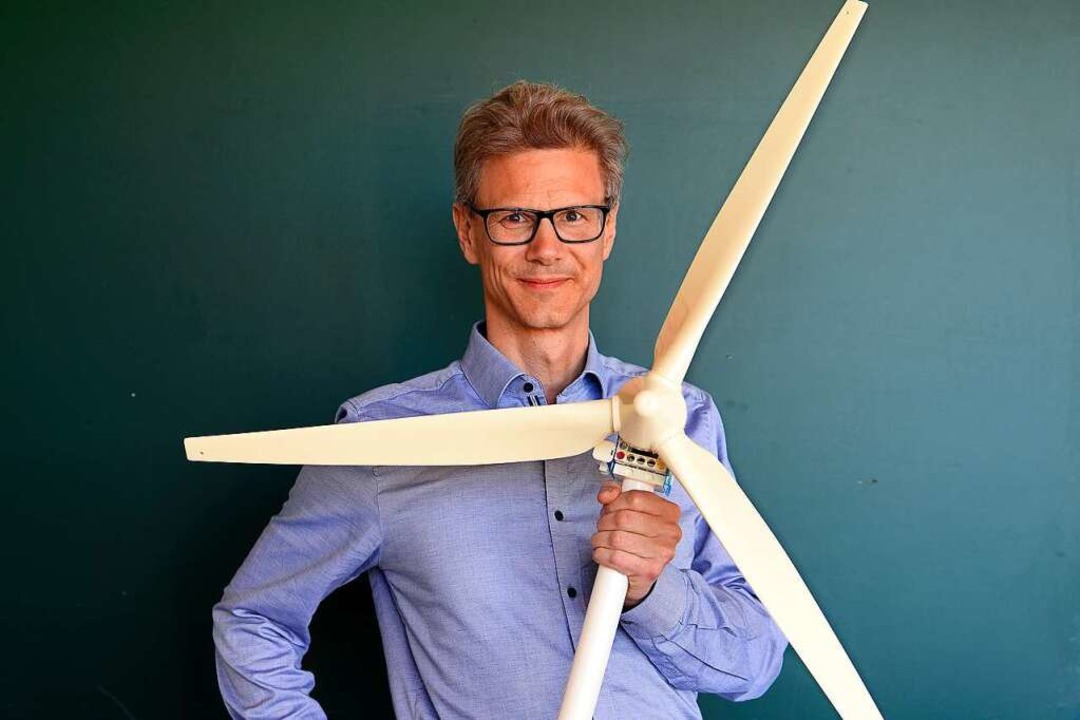 Moritz Diehl will Windkraft nutzen &#8211; aber nicht mit Rotoren.   | Foto: Ingo Schneider