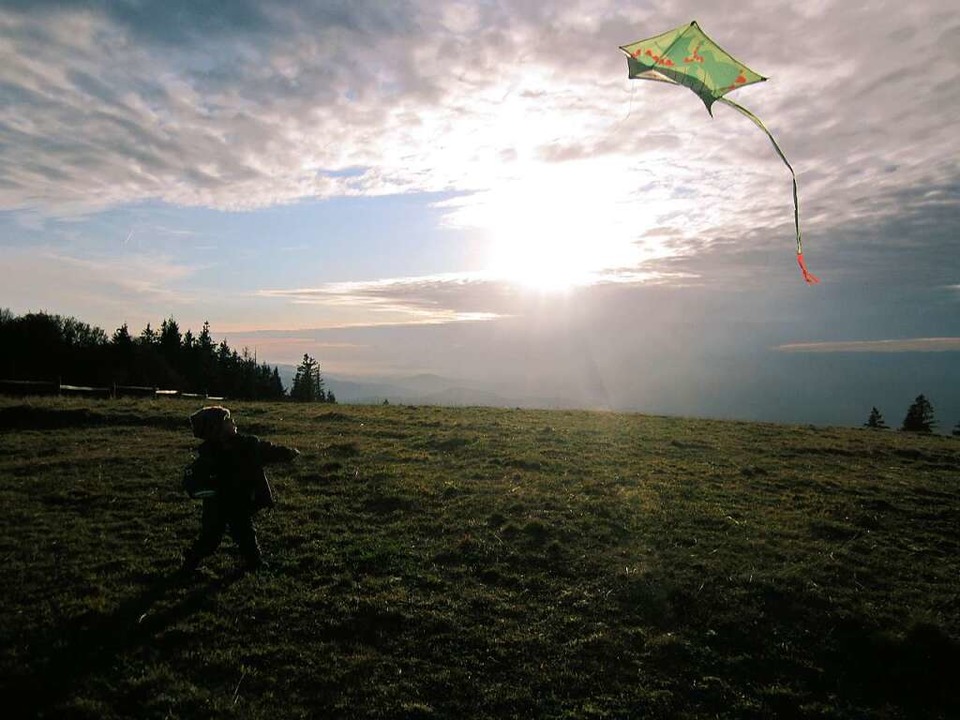 Das Ernten von Höhenwindenergie, wie e...webt, ähnelt dem Drachensteigenlassen.  | Foto: tanja truöl