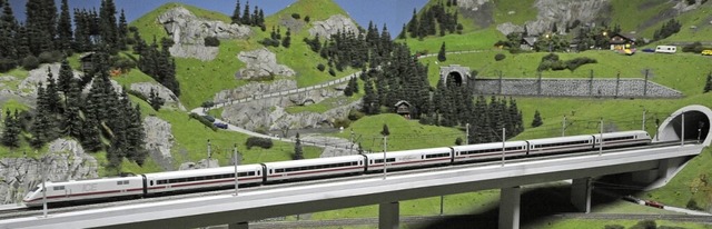 Produkte wie Modelleisenbahnen sollen auch Erwachsene locken.  | Foto: Wolfgang Hrnlein